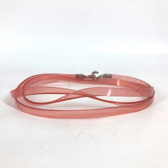 CHANEL 00C CC CC Mark belt Vinyl pink - Picture 9 of 12